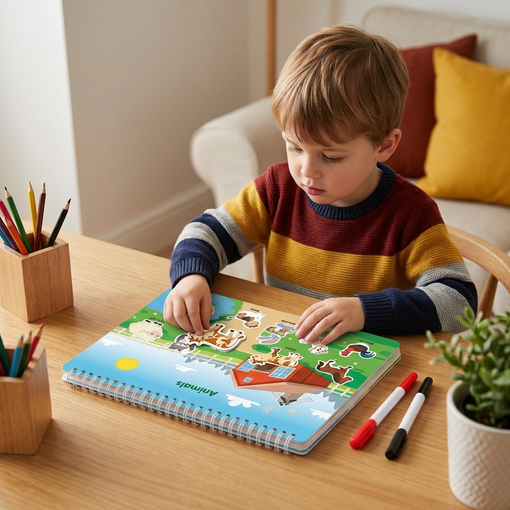 Montessori Activity Book for Kids – Playful Learning & Early Development