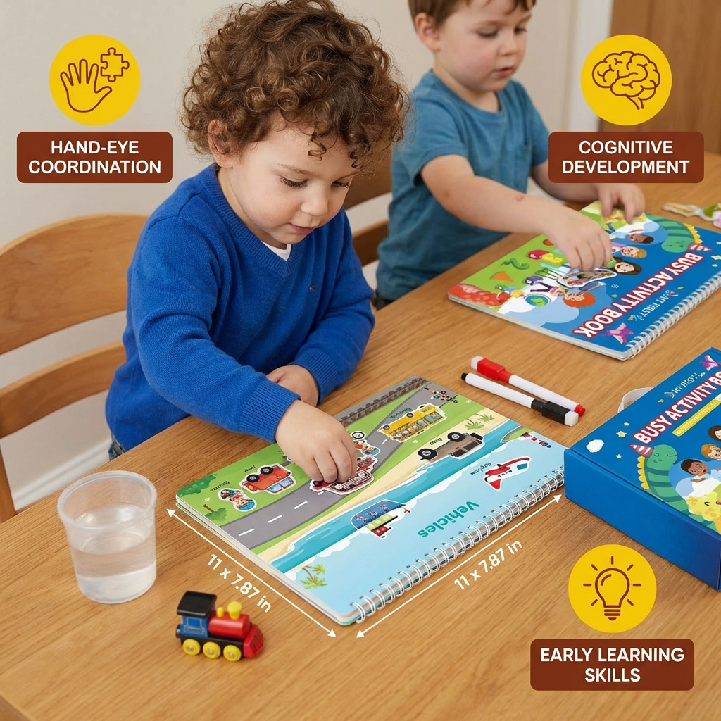 Montessori Activity Book for Kids – Playful Learning & Early Development