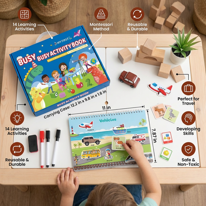 Montessori Activity Book for Kids – Playful Learning & Early Development