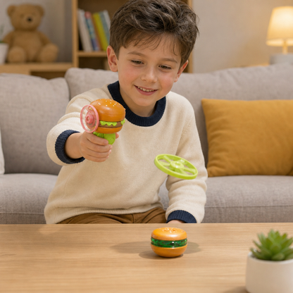 Kids’ 2-in-1 Spinning Top & Flying Spinner Launcher