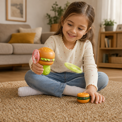 Kids’ 2-in-1 Spinning Top & Flying Spinner Launcher