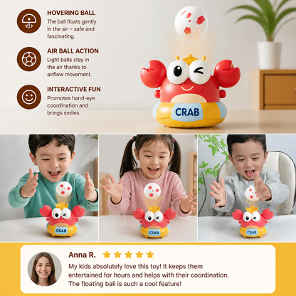 Kids’ Electric Crab Floating Ball Toy