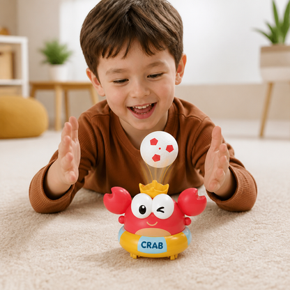 Kids’ Electric Crab Floating Ball Toy