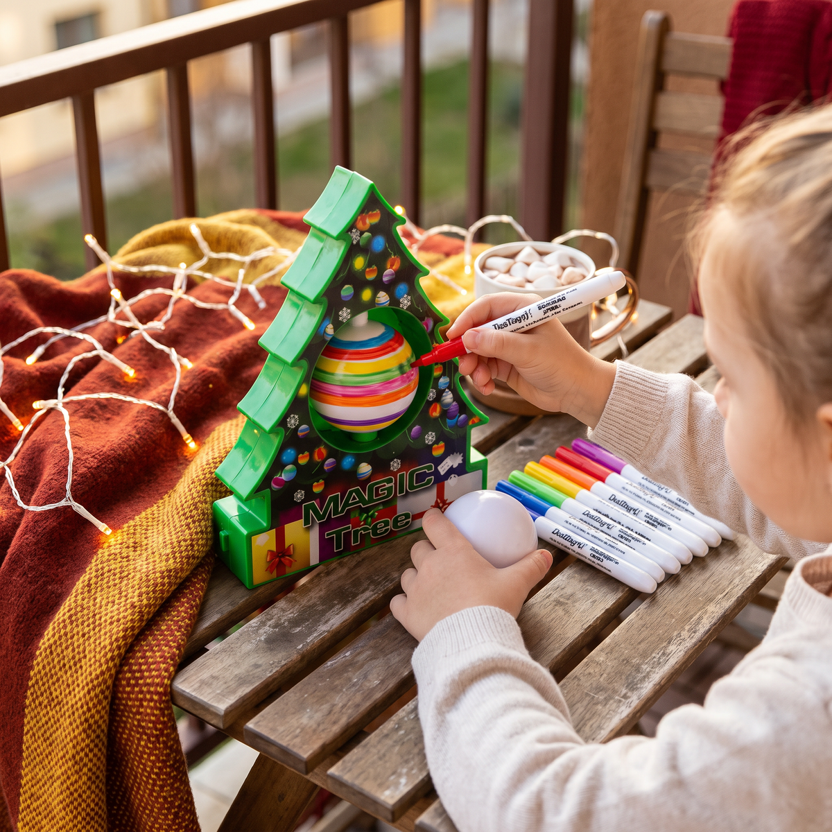 DIY Christmas Spinning Ornament Painting Kit