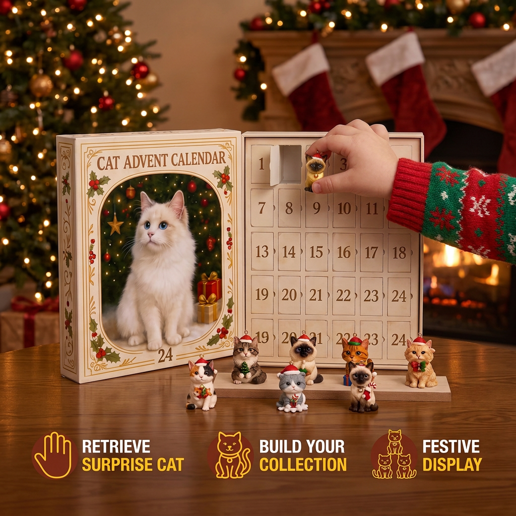 24-Day Christmas Cat Advent Calendar