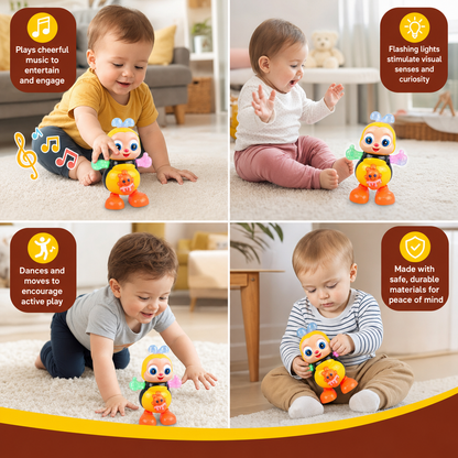 Musical Dancing Bee Toy with Lights and Music