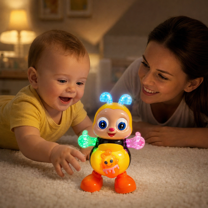Musical Dancing Bee Toy with Lights and Music