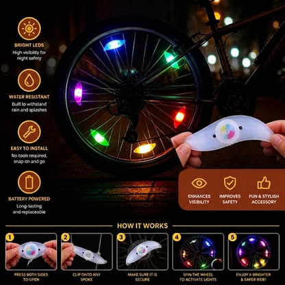 Colorful LED Bicycle Wheel Spoke Lights