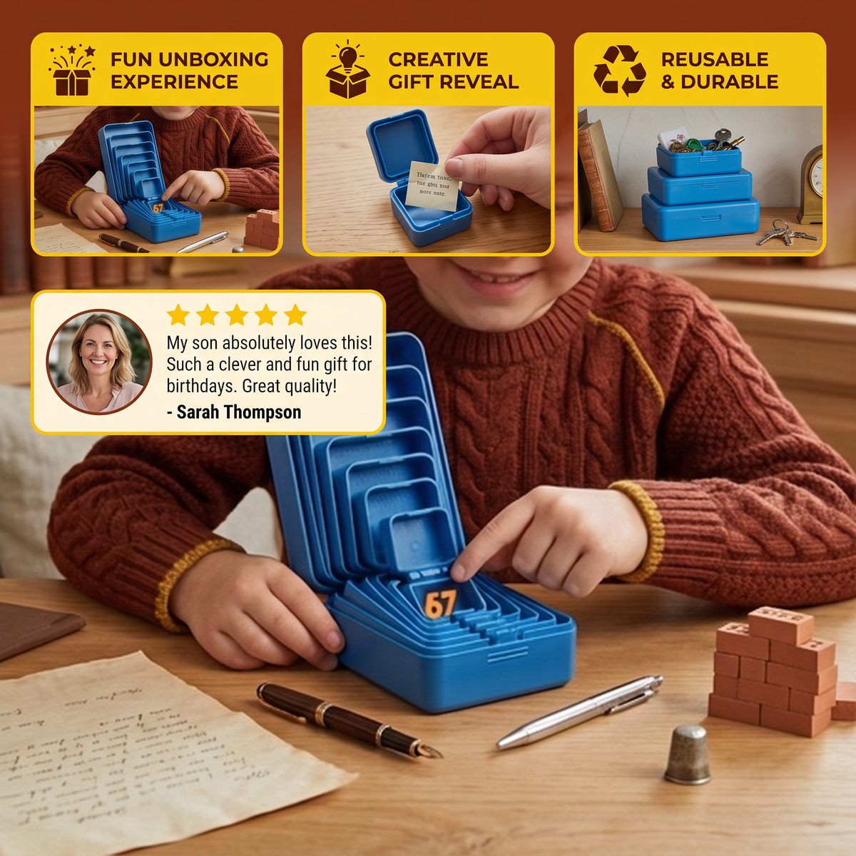 Funny Nesting Surprise Gift Box