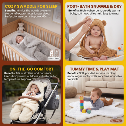 Baby Bear Blanket and Sleeping Bag