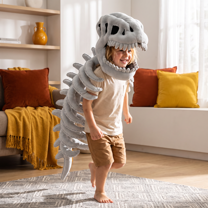 Funny Dinosaur Skeleton Plush Costume