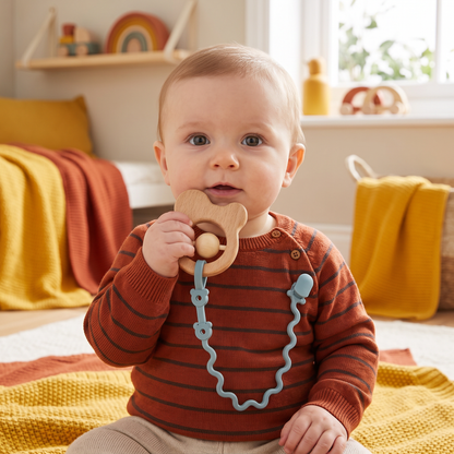 Universal Silicone Anti-Drop Toy & Pacifier Strap