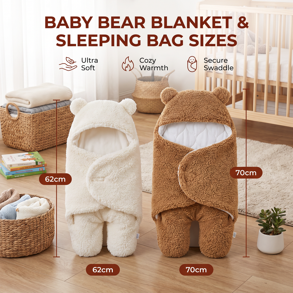 Baby Bear Blanket and Sleeping Bag