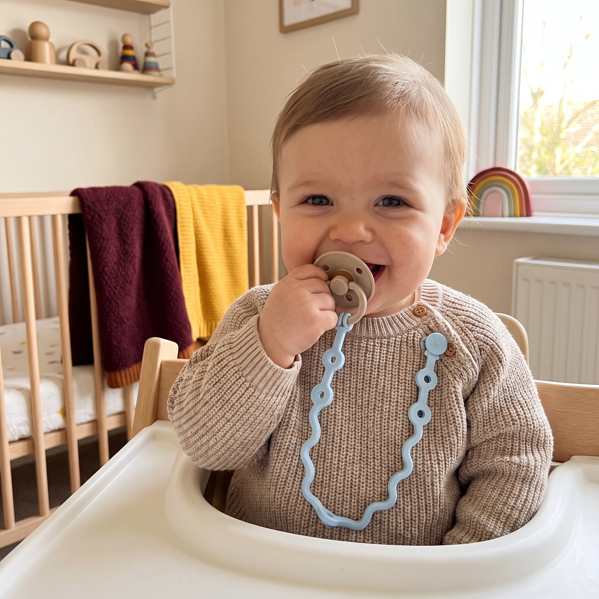 Universal Silicone Anti-Drop Toy & Pacifier Strap