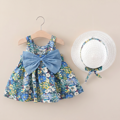 Meadow Bow Dress Set & Hat
