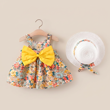 Meadow Bow Dress Set & Hat