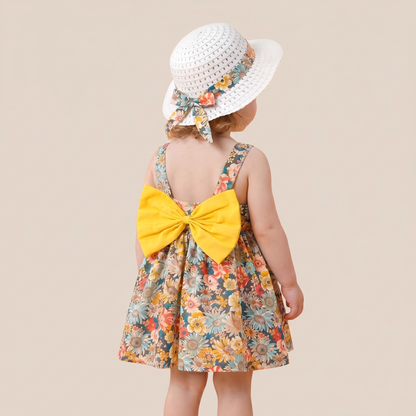 Meadow Bow Dress Set & Hat