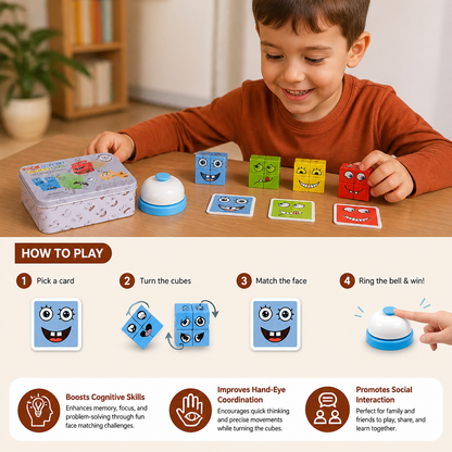 Face Puzzle Cube Game