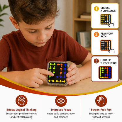 Smart Line LED Logic Puzzle Game – 800+ Brain Challenge Levels