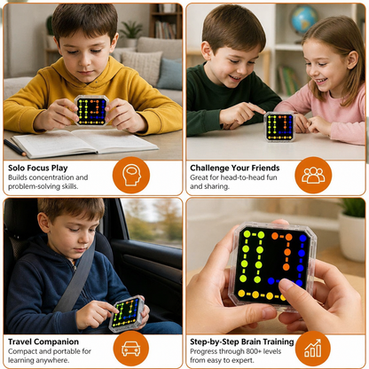 Smart Line LED Logic Puzzle Game – 800+ Brain Challenge Levels