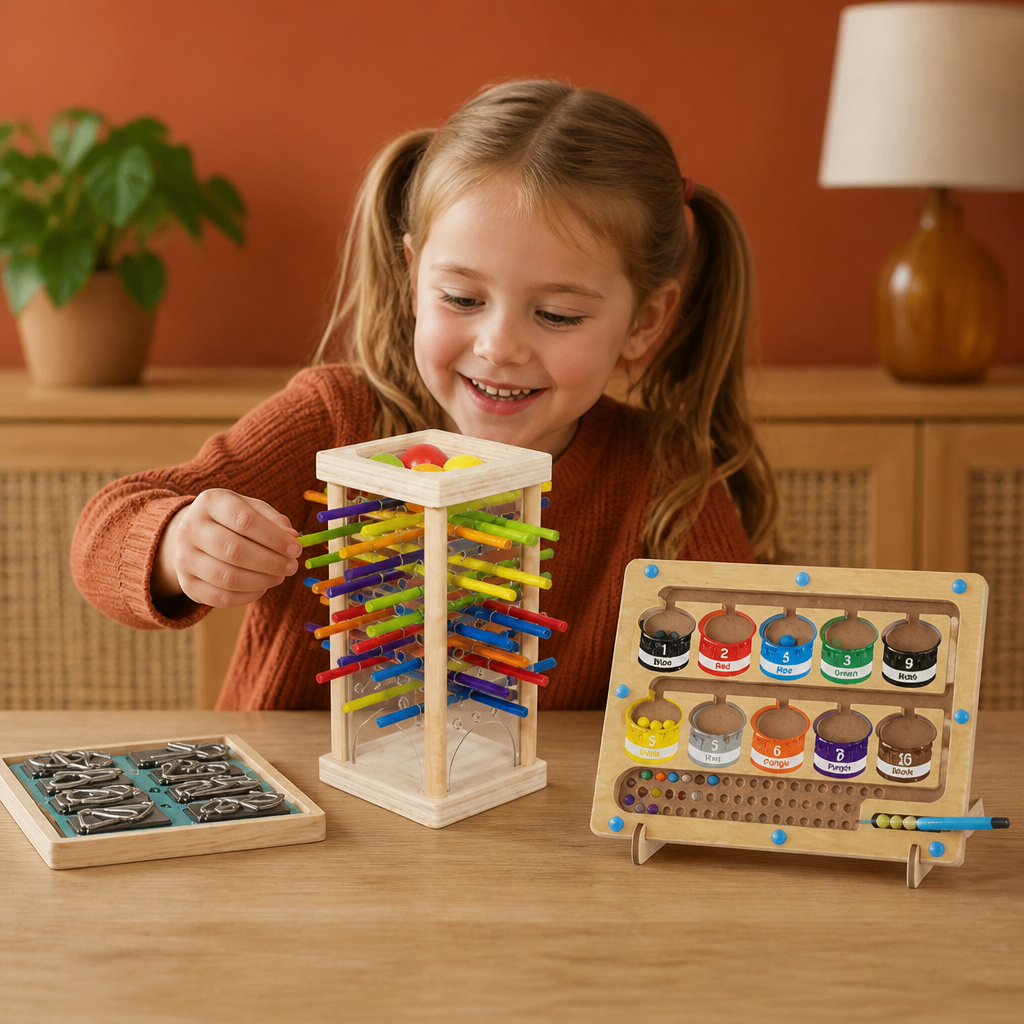3-Piece Montessori Play and Development Puzzle Set for Children