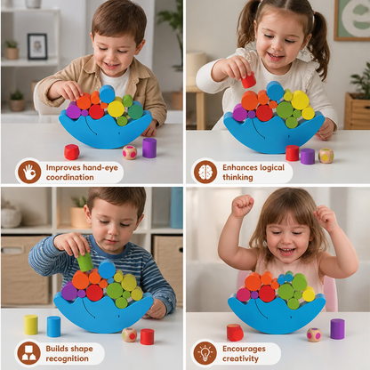 Colorful Stacking Toy – Educational Toy for Kids with Colors and Shapes