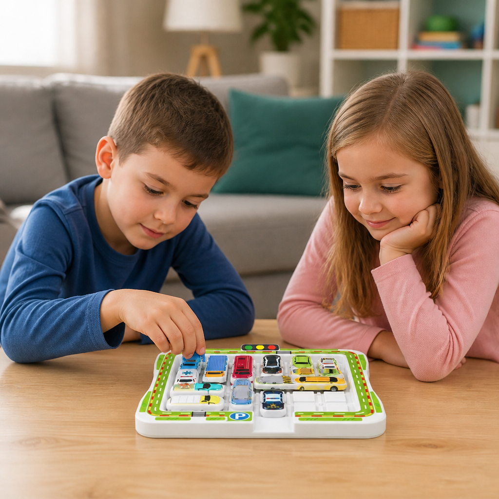 Logical Thinking – Car Parking Puzzle Toy for Kids