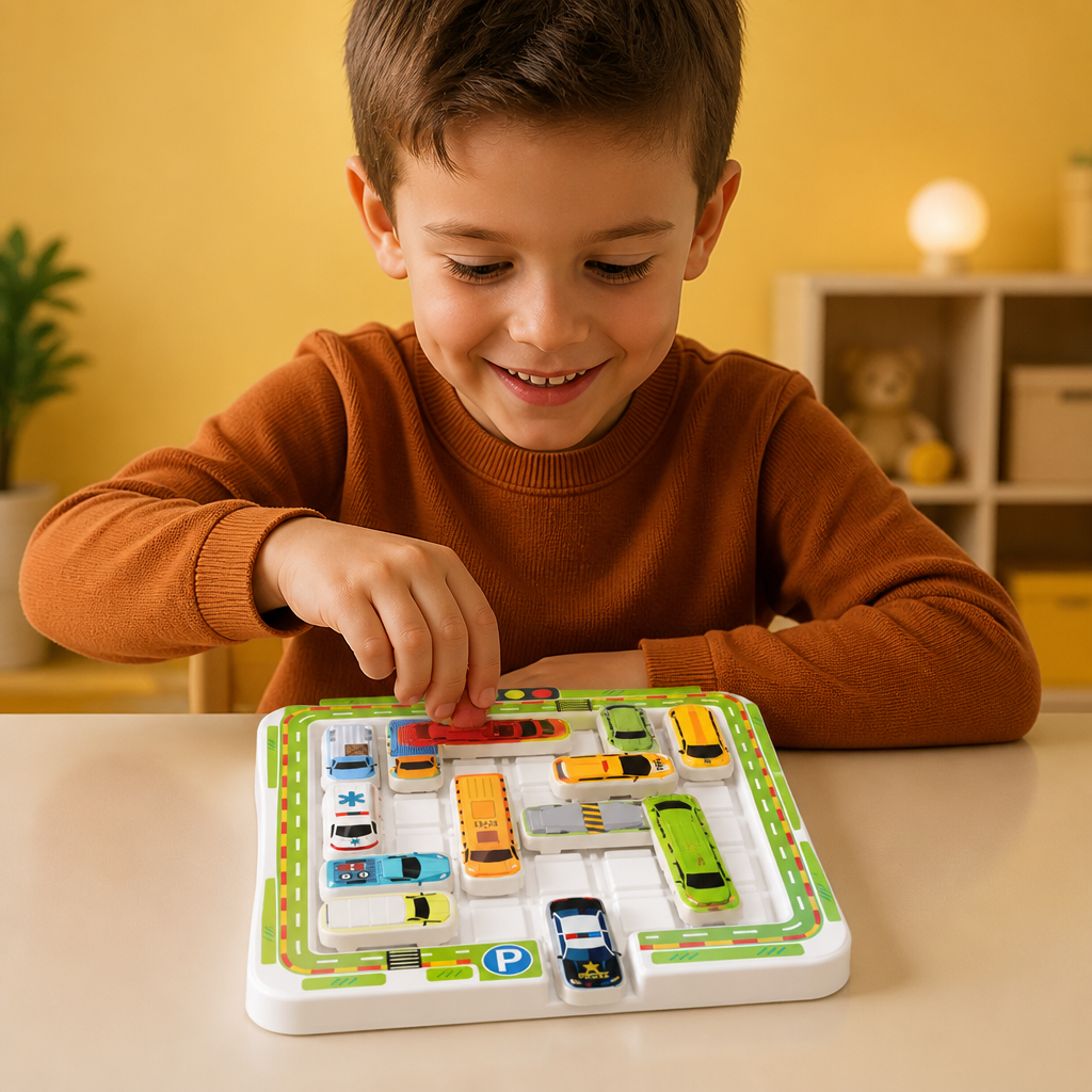 Logical Thinking – Car Parking Puzzle Toy for Kids
