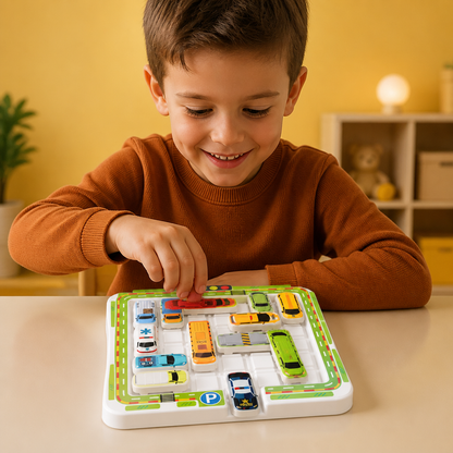 Logical Thinking – Car Parking Puzzle Toy for Kids