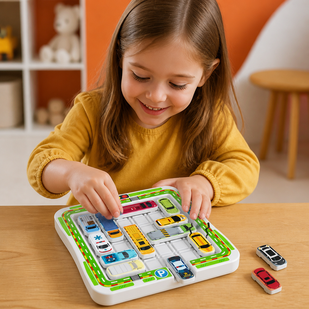 Logical Thinking – Car Parking Puzzle Toy for Kids