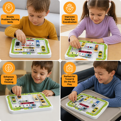 Logical Thinking – Car Parking Puzzle Toy for Kids