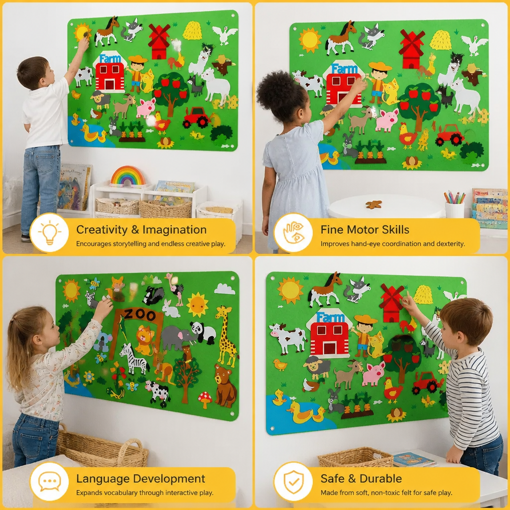 Story Worlds - Learning based felt board