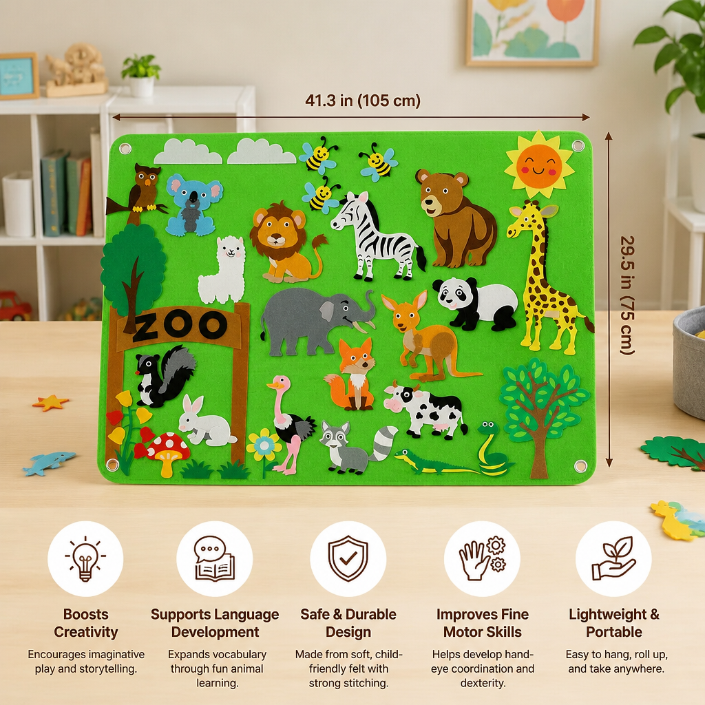 Story Worlds - Learning based felt board