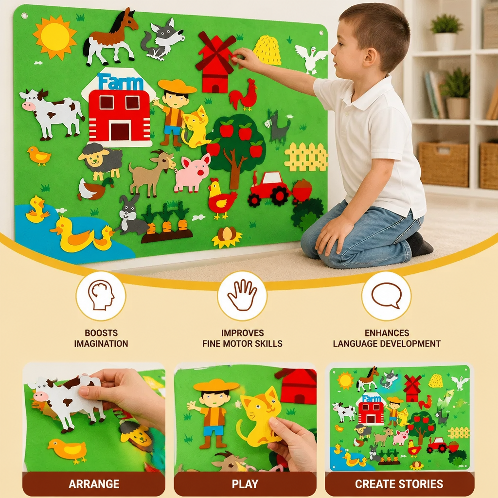 Story Worlds - Learning based felt board