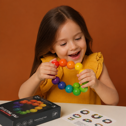 Colorful 3D Ball Building Set – Creative Construction & Fine Motor Skills Learning Toy for Kids