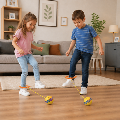 Interactive Skip Ball Ankle Swing Toy for Kids