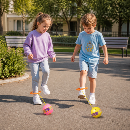 Interactive Skip Ball Ankle Swing Toy for Kids