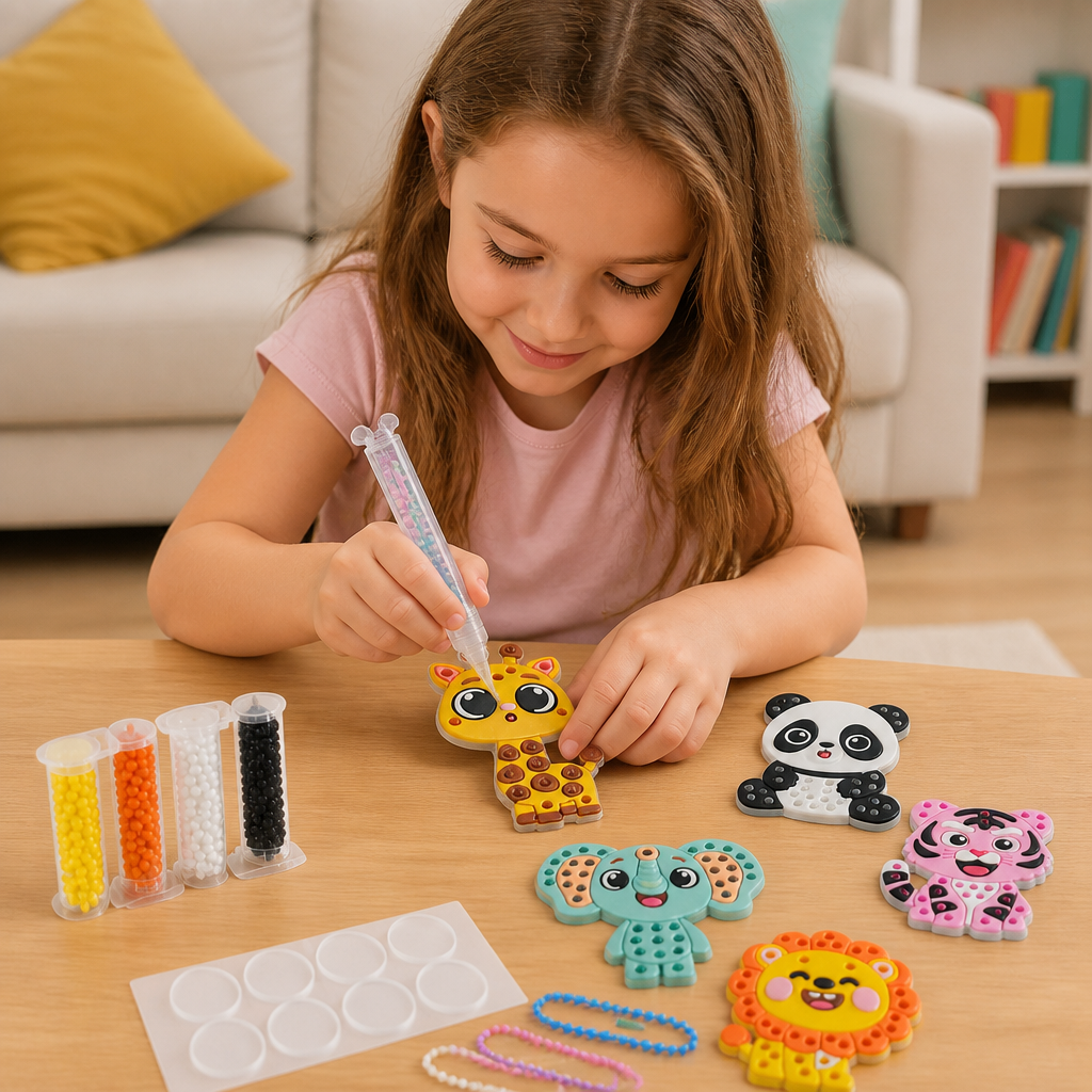 DIY Bead Art Pen Kit – Create & Decorate Animal Designs