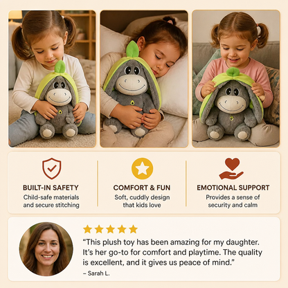 Breathing Donkey Plush Toy