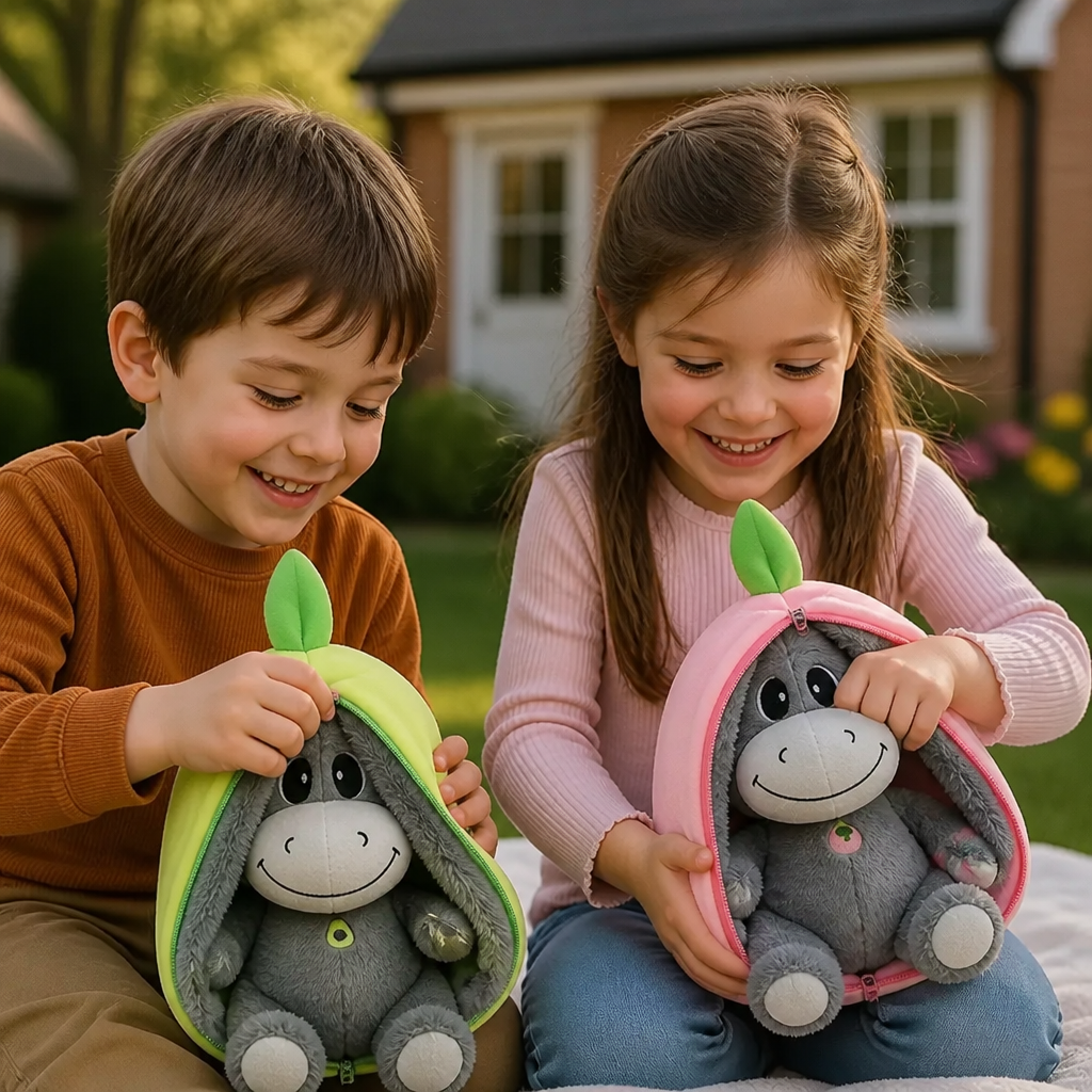 Breathing Donkey Plush Toy