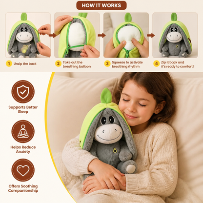 Breathing Donkey Plush Toy