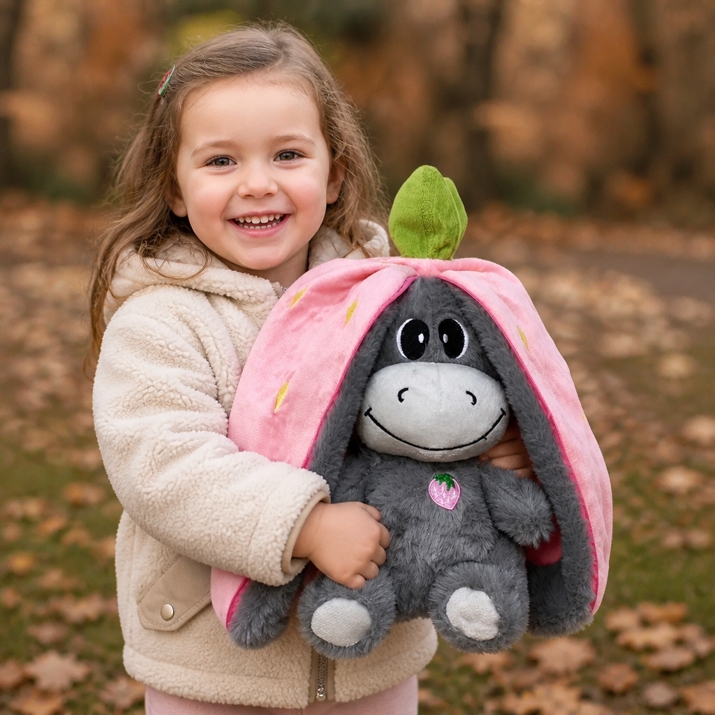 Breathing Donkey Plush Toy