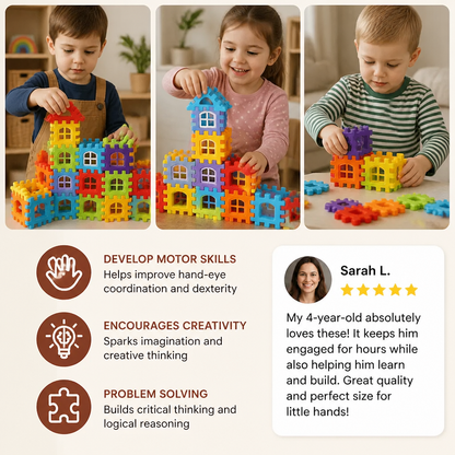 Montessori Window Building Blocks for Children