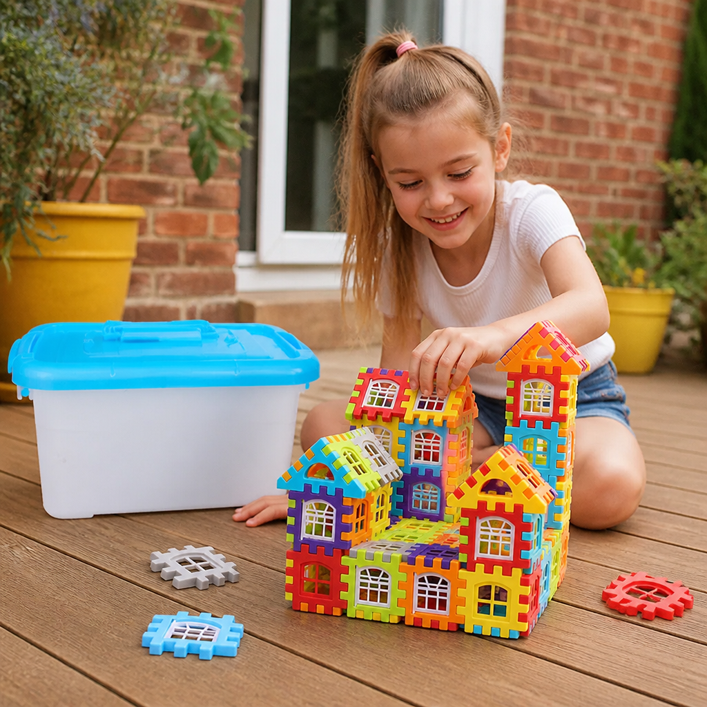 Montessori Window Building Blocks for Children