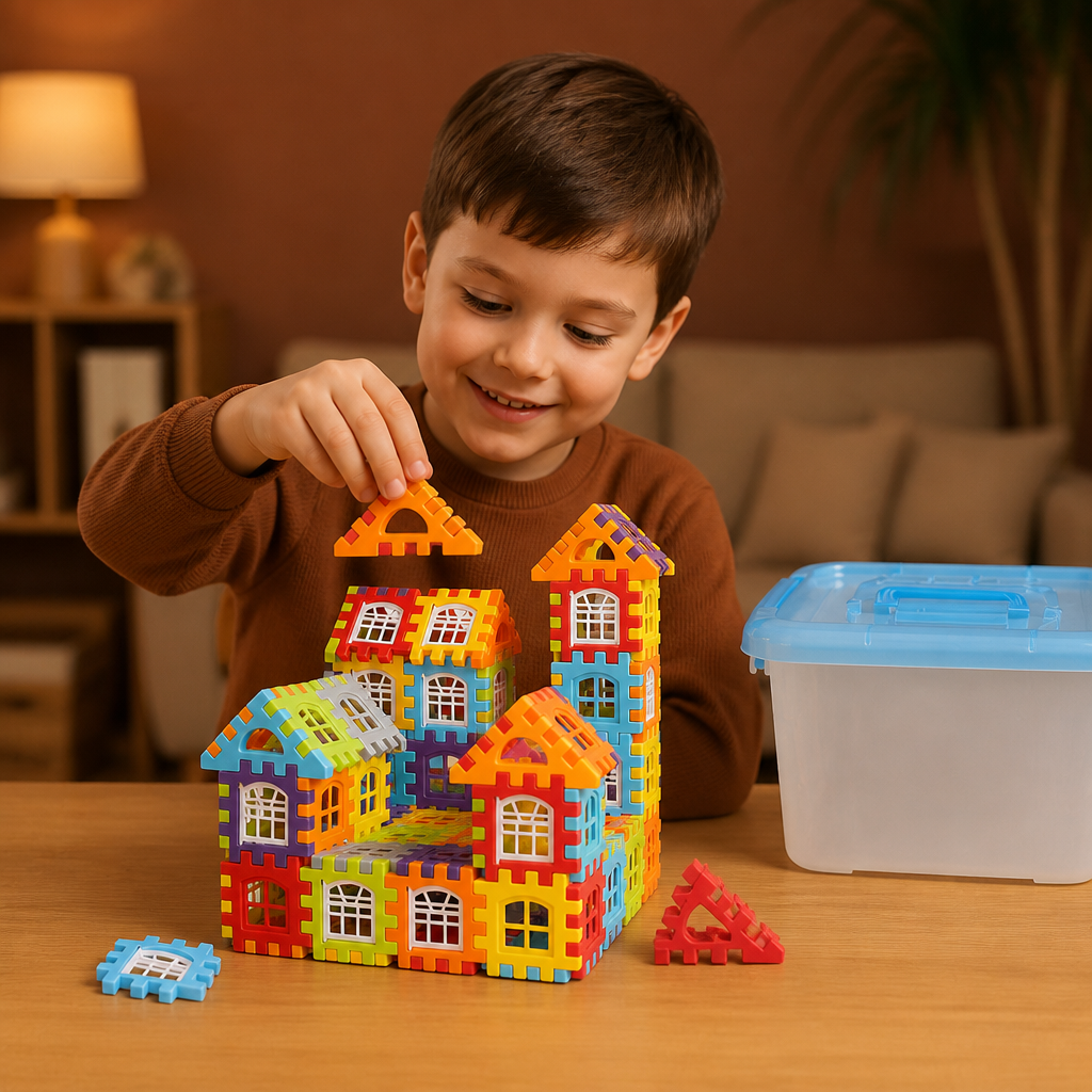 Montessori Window Building Blocks for Children