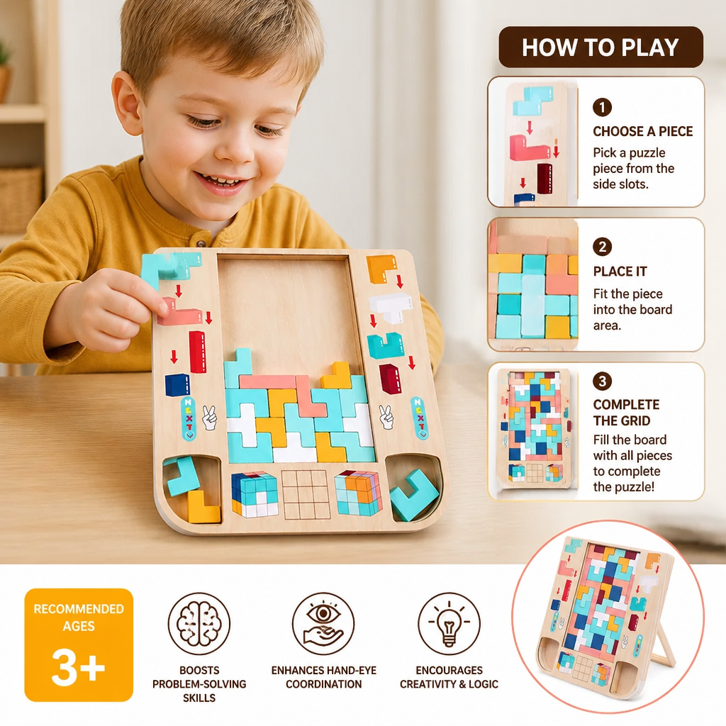 Challenge Your Brain – Tetris Block Game