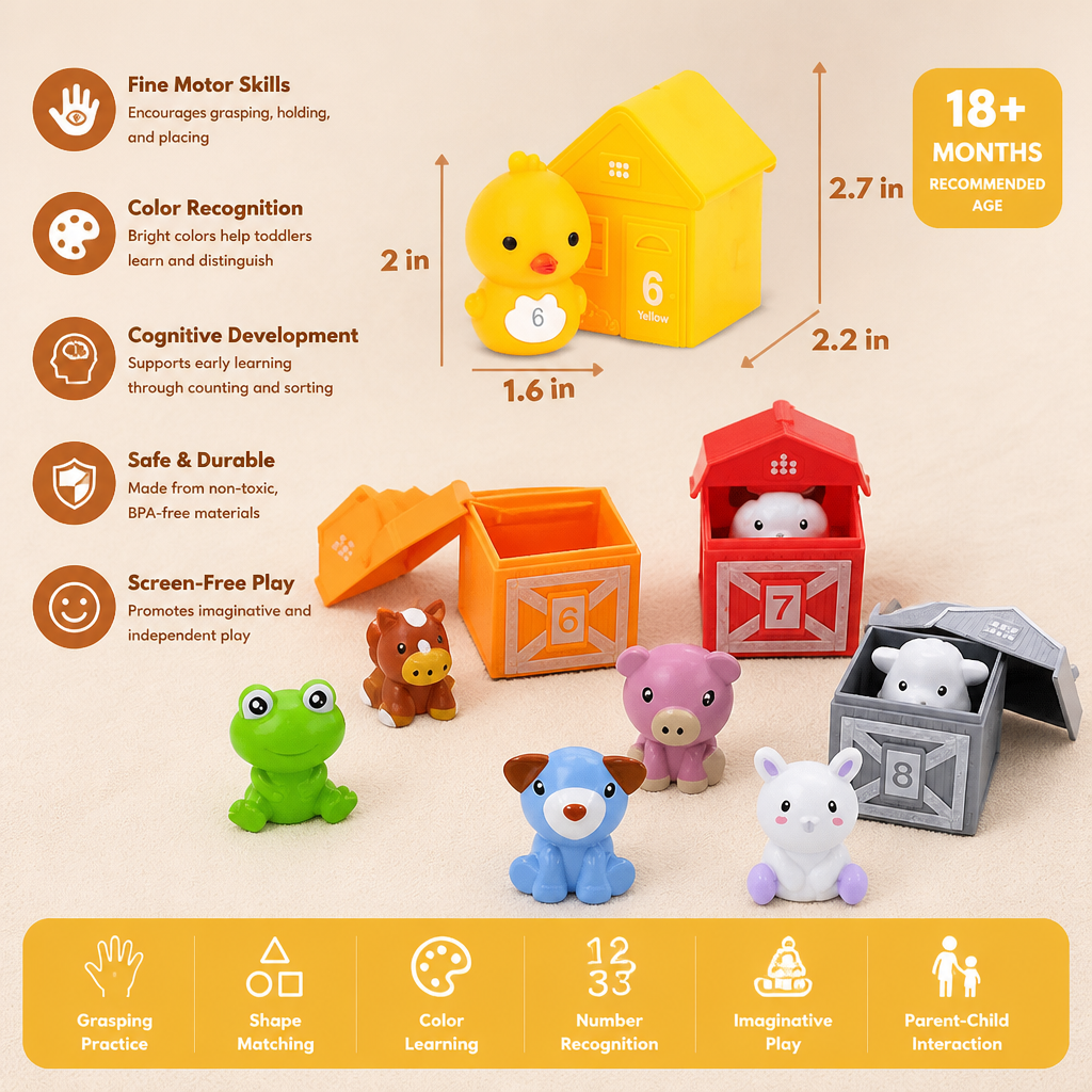 Montessori Colors & Numbers Farm