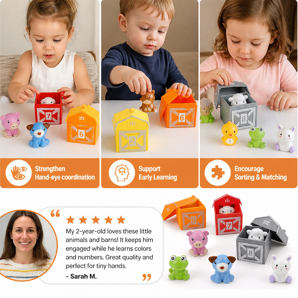 Montessori Colors & Numbers Farm