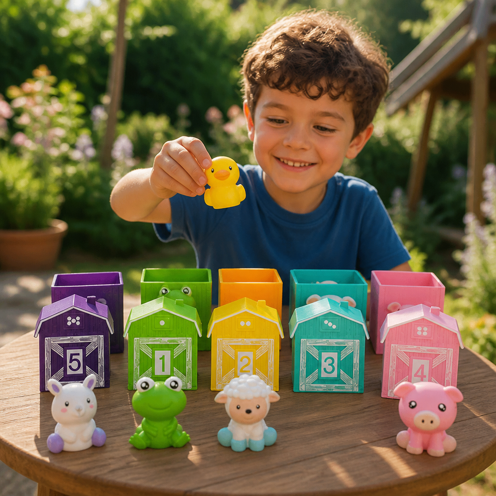 Montessori Colors & Numbers Farm