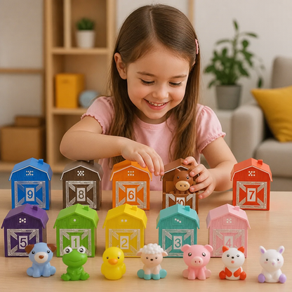 Montessori Colors & Numbers Farm